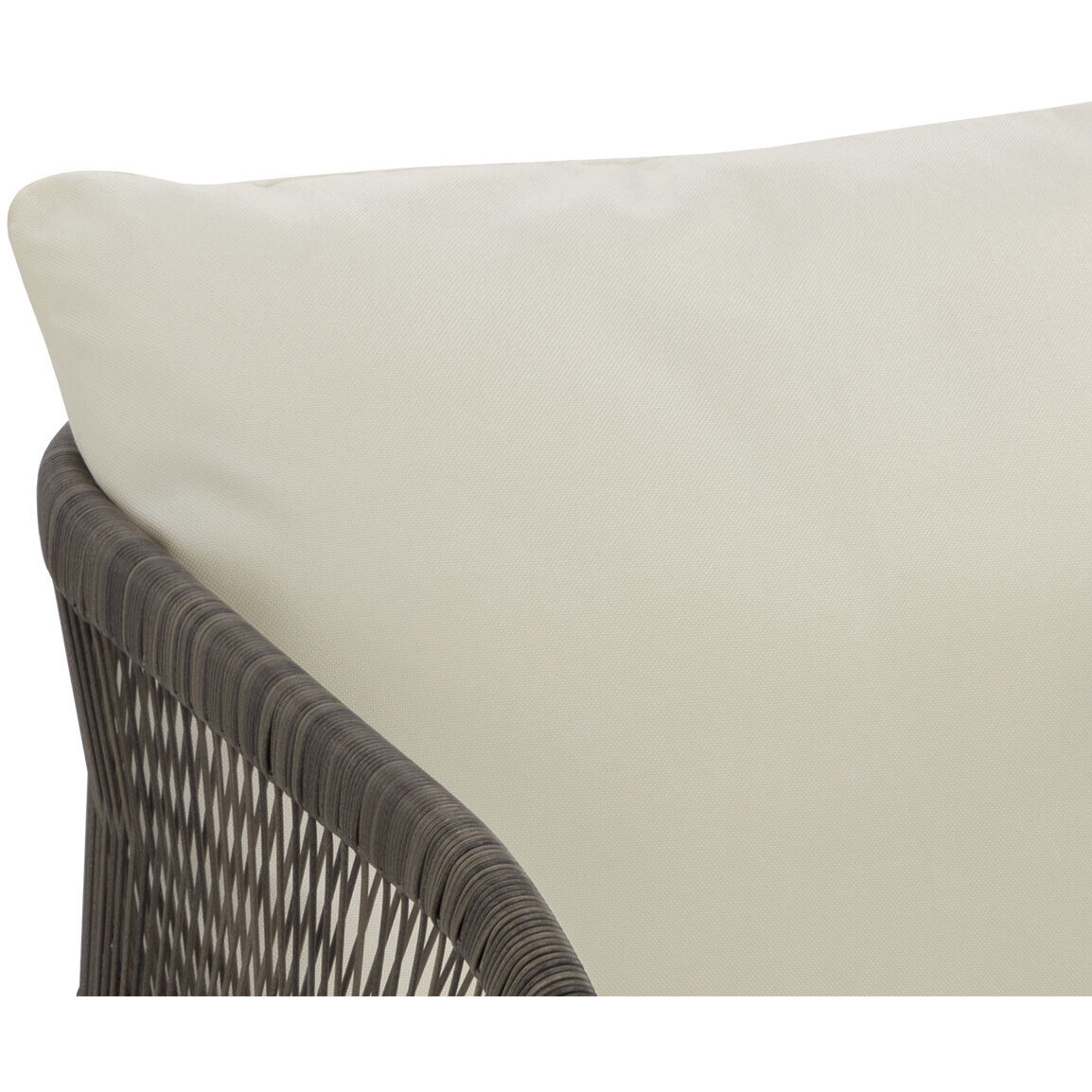 Toulon Stinson Cream Outdoor Dining Chair